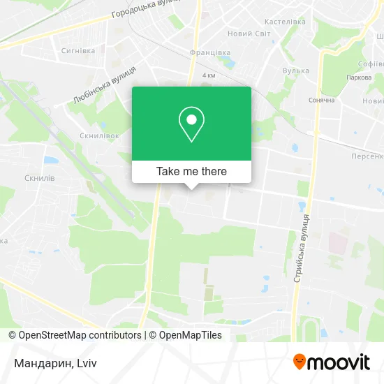 Карта Мандарин