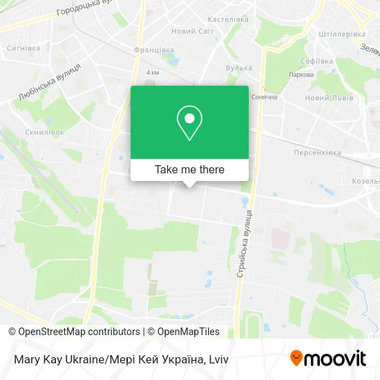 Карта Mary Kay Ukraine / Мері Кей Україна