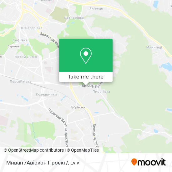 Карта Мнвап /Авіокон Проект/