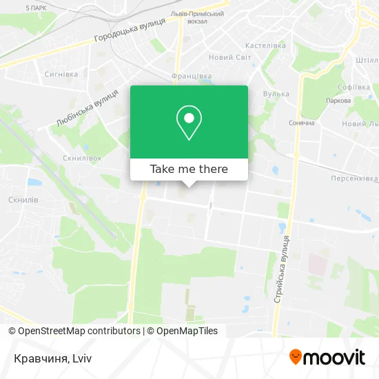 Кравчиня map