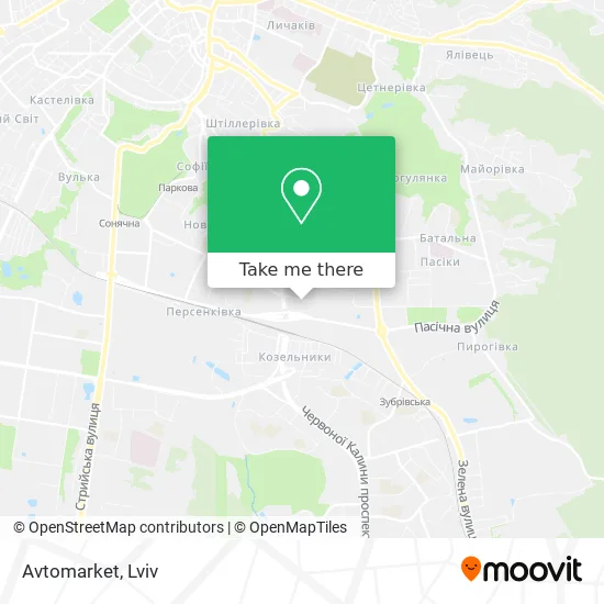 Карта Avtomarket