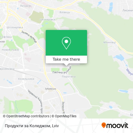 Продукти за Коледжом map