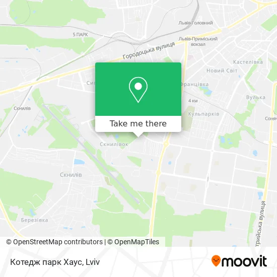 Карта Котедж парк Хаус