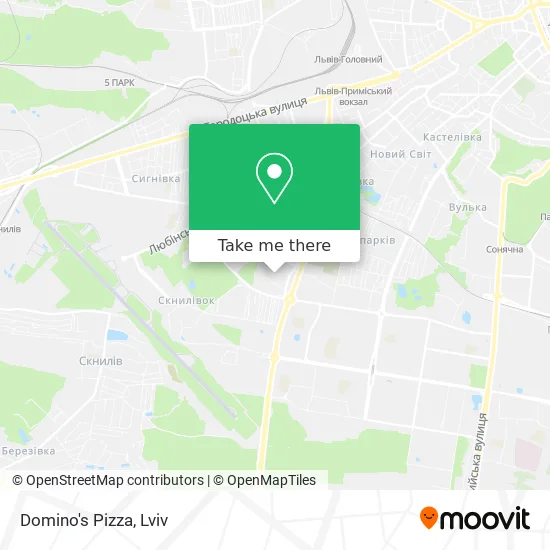 Карта Domino's Pizza