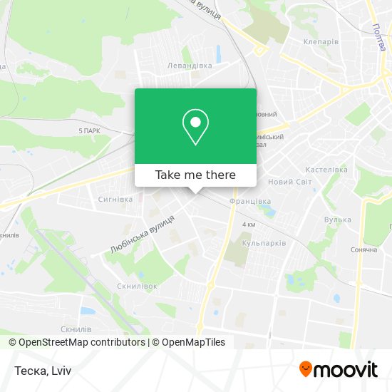 Теска map