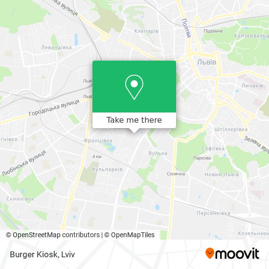 Burger Kiosk map