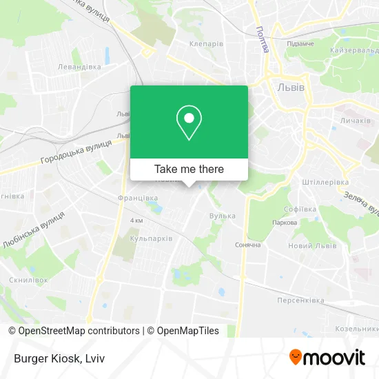Карта Burger Kiosk