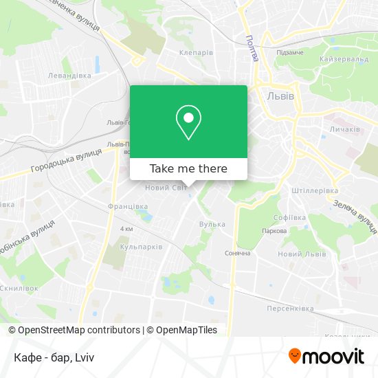 Кафе - бар map