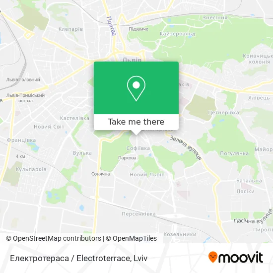 Карта Електротераса / Electroterrace