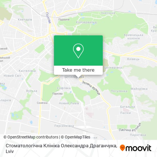 Стоматологічна Клініка Олександра Драганчука map