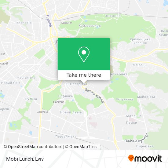 Mobi Lunch map