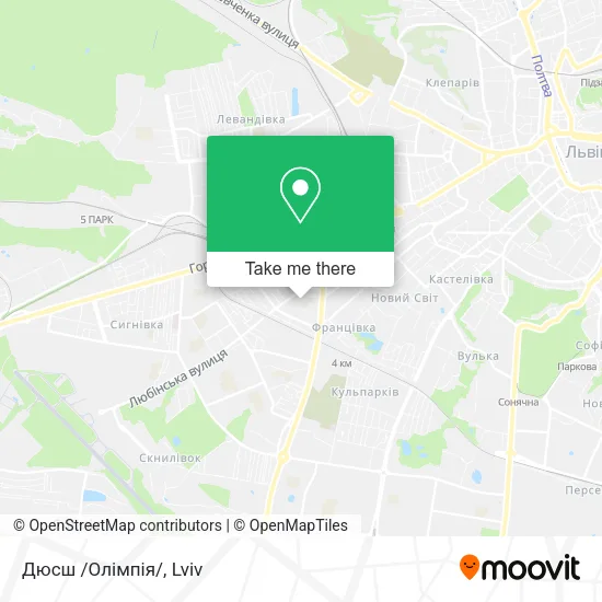 Карта Дюсш /Олімпія/