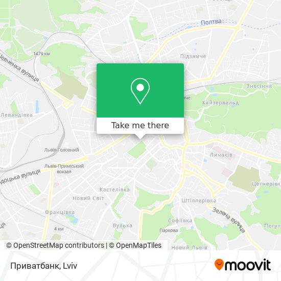 Приватбанк map