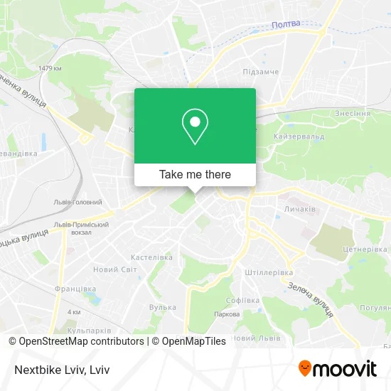 Карта Nextbike Lviv