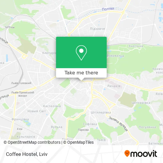 Карта Coffee Hostel