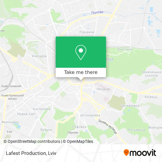 Карта Lafest Production