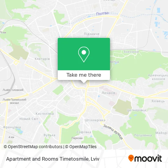 Карта Apartment and Rooms Timetosmile