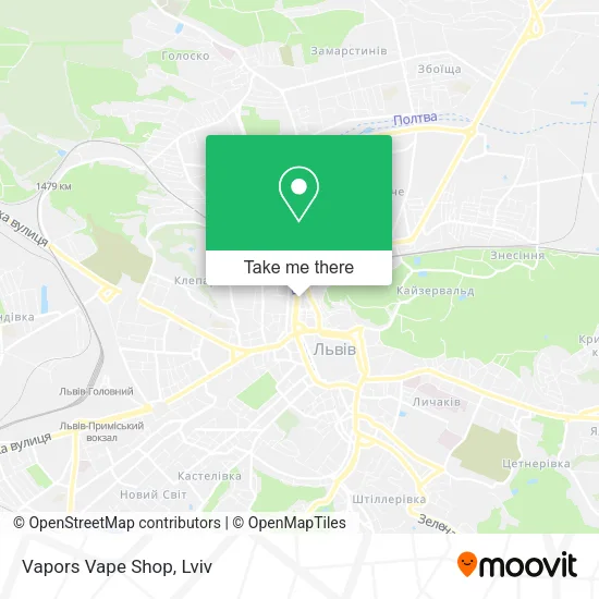 Карта Vapors Vape Shop