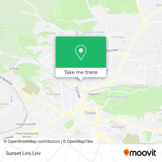 Карта Sunset Lviv
