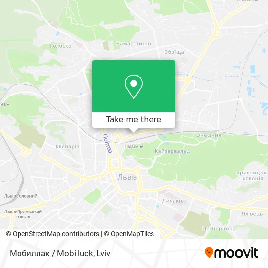 Карта Мобиллак / Mobilluck