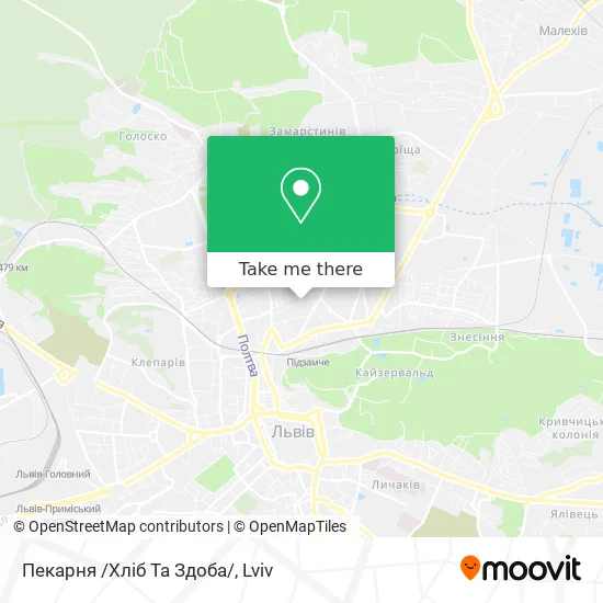 Пекарня /Хліб Та Здоба/ map