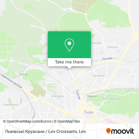 Львівські Круасани / Lviv Croissants map