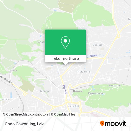 Карта Godo Coworking