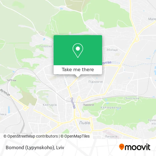 Карта Bomond (Lypynskoho)