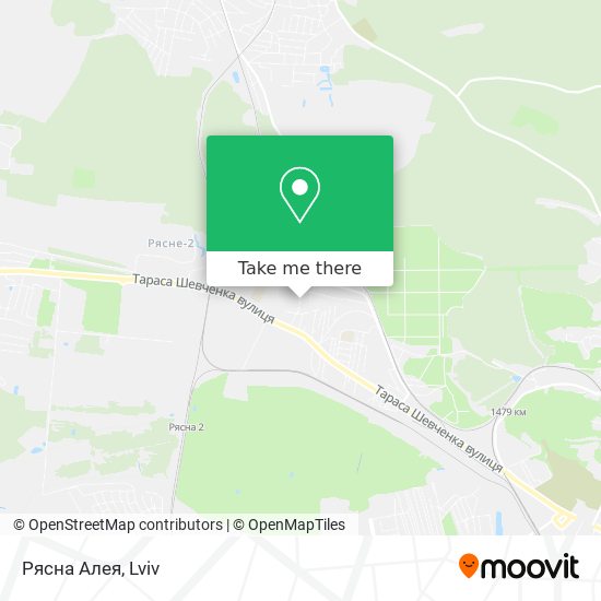 Рясна Алея map