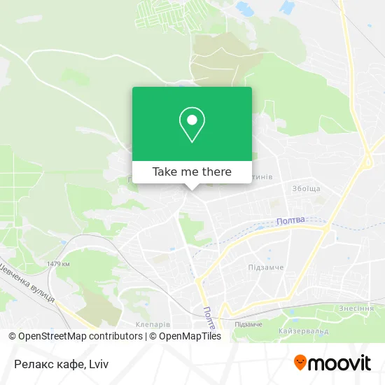 Карта Релакс кафе