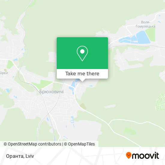 Карта Оранта