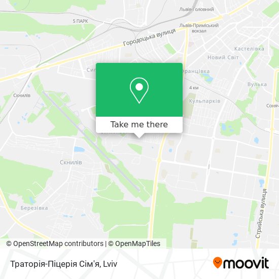 Траторія-Піцерія Сім'я map