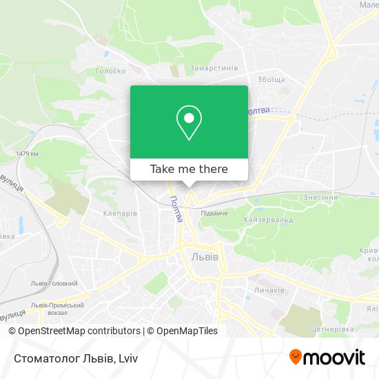 Стоматолог Львів map