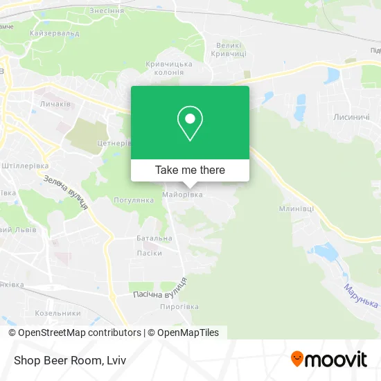 Карта Shop Beer Room