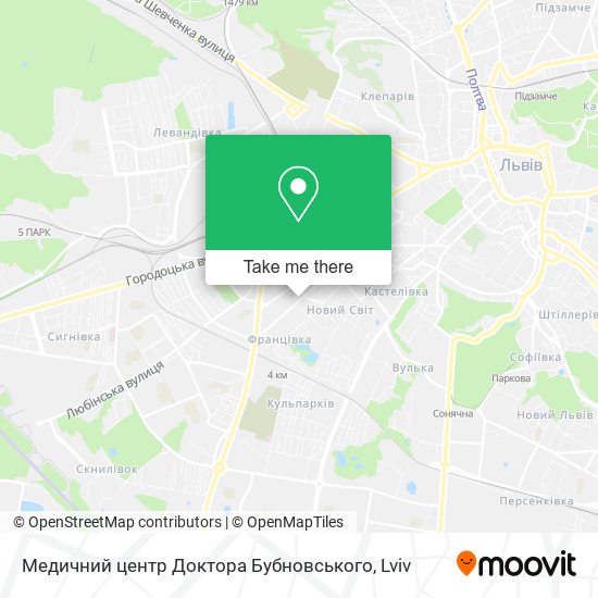 Медичний центр Доктора Бубновського map