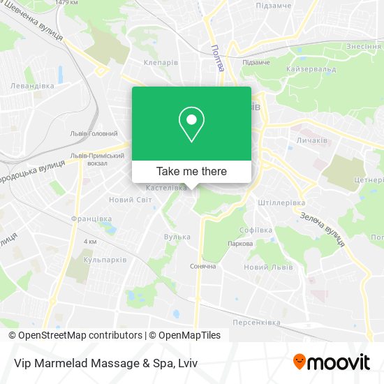 Карта Vip Marmelad Massage & Spa