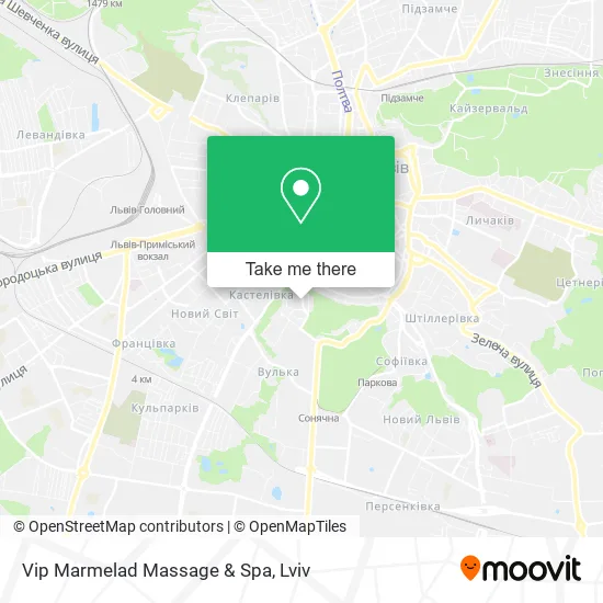 Карта Vip Marmelad Massage & Spa