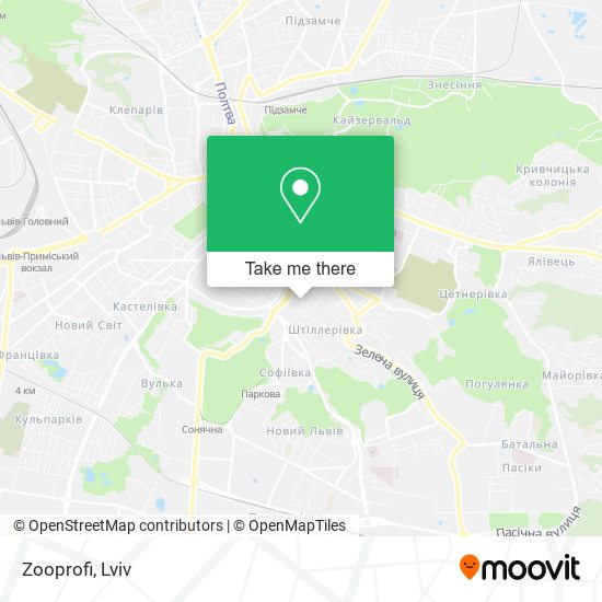 Zooprofi map