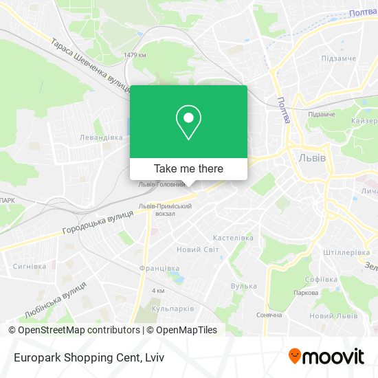 Europark Shopping Cent map