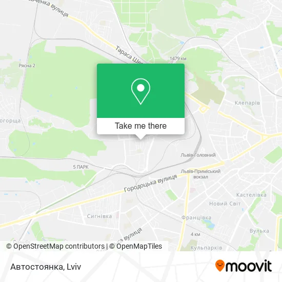 Карта Автостоянка