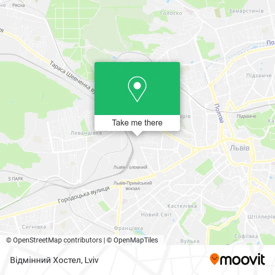 Відмінний Хостел map