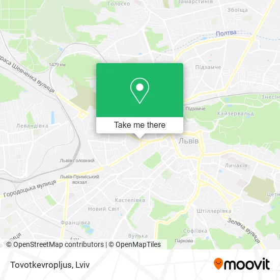 Карта Tovotkevropljus