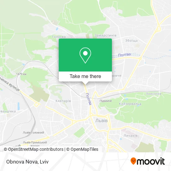 Карта Obnova Nova