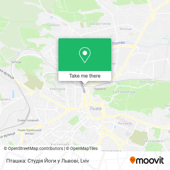 Пташка: Студія Йоги у Львові map