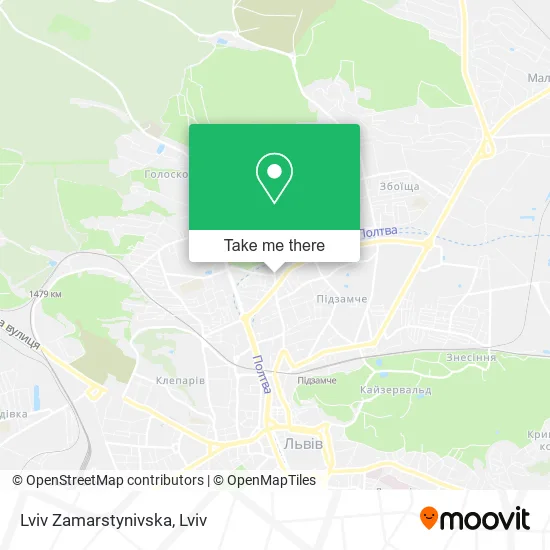 Карта Lviv Zamarstynivska