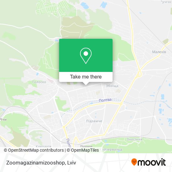 Zoomagazinamizooshop map