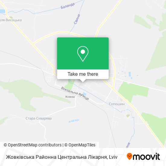 Жовківська Районна Центральна Лікарня map