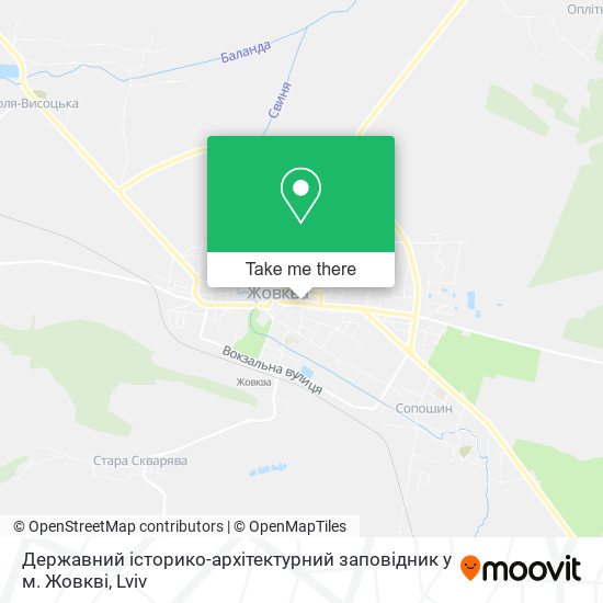 Державний історико-архітектурний заповідник у м. Жовкві map