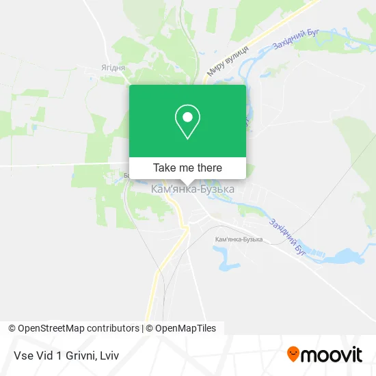 Карта Vse Vid 1 Grivni