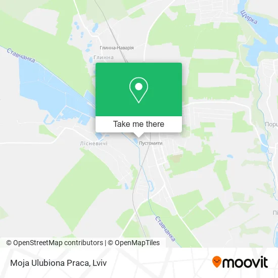 Карта Moja Ulubiona Praca